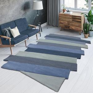 Alfombras de Lana Hechas a Mano con Diseño Moderno Personalizado 2026, Alfombra Hecha a Mano al por Mayor para Sala de Estar, Textiles Indios H/L - Product Image 6