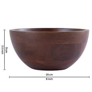 Reusable Acacia Wood Handcrafted <b>Bowl</b> for Sustainable Living Salad <b>Snack</b> & Eco-Conscious Dining-India - Product Image 3