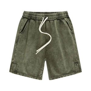 Shorts de sport décontractés pour homme en coton respirant de haute qualité, personnalisables et en gros - Product Image 1