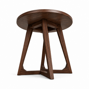 Solid Teak Premium Modern Wholesale Helix <b>Coffee</b> <b>Table</b> <b>Walnut</b> Finish Living Room Furniture for Living Room Cafe Hospitality Use - Product Image 3