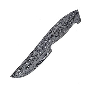 Premium Patterned Damascus Steel Blank <b>Blade</b> <b>Crafting</b> Material Handmade Steel Blank For Custom Handle Projects - Product Image 2