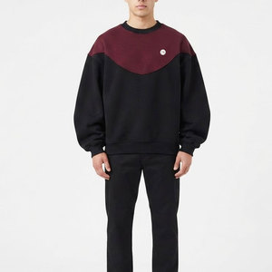 New Arrival <b>Men</b> Heavyweight Sweatshirt <b>Thick</b> <b>Fleece</b> Crew Neck Pullover Warm Comfortable Casual Winter Wear For Daily Use - Product Image 1