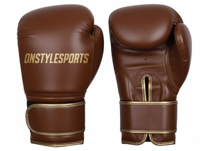 Durable Waterproof Boxing Gloves for Men Women Training Sparring Breathable Design PU Leather for Wrist <b>Strap</b> Comfortable Fit - Product Image 5