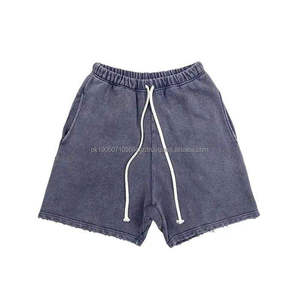 <b>Hot</b> Selling 2024 Custom Embroidered Logo 100% Cotton Stretch Sweat Short Streetwear Men Shorts - Product Image 1