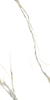 Carreaux de sol/mur en porcelaine brillante effet marbre blanc super chaud 600x1200mm 12mm d'épaisseur antidérapants pour chambre et salon modernes