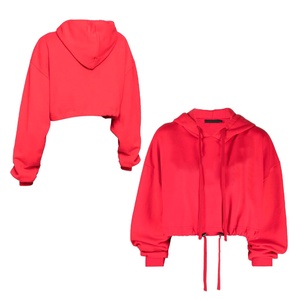 Crop top pour femme de qualité professionnelle, tendance, tricoté, 100% coton, respirant, personnalisable, prix direct usine - Product Image 1