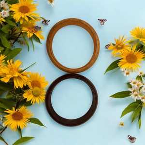 Wooden <b>Bangles</b> for Weddings Parties Handmade Ethnic Wear Jewelry Tradebyd - Product Image 1