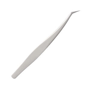 Pinzas para Pestañas Inclinadas de Acero Inoxidable Color Rosa, Estilo Vetus, Precisión en la Extensión de Pestañas, Mango Duradero y Cómodo, Punta Suave, Marca Privada - Product Image 2