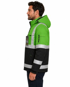 Sample Available Reflector <b>Jackets</b> Winter Safety Reflective Road Safety Hi Vis <b>Jacket</b> Custom Logo Plus Sized Men Safety <b>Jacket</b> - Product Image 4