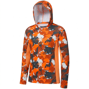 Sudadera con Capucha para Pesca, Unisex, Manga Larga, UPF 50, Transpirable, Secado Rápido, Tallas Grandes, para Senderismo y Actividades al Aire Libre - Product Image 4