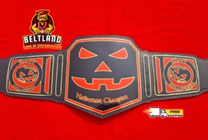 Halloween Spooky Décoration Citrouille Championnat Ceinture 1 Pièce Conception Personnalisée Taille Haute Unisexe Adulte Taille En Alliage De Zinc 2mm 4mm - Product Image 3