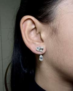 Radiant Cut Lab Grown Diamond Studs 925 Sterling Silver Basket Solitaire Certified <b>Fine</b> Jewelry <b>Earrings</b> For Women - Product Image 1