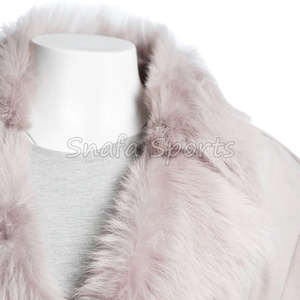 Vestes en cuir véritable pour femmes, coupe ajustée, styles décontractés, fournisseur OEM du Pakistan, veste en cuir avec logo personnalisé - Product Image 3