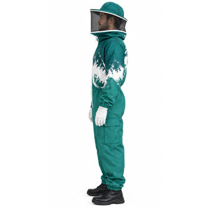 Combinaison d'apiculteur anti-piqûres à trois couches en maille ultra-ventilée, uniforme complet d'apiculture avec voile de protection - Product Image 3