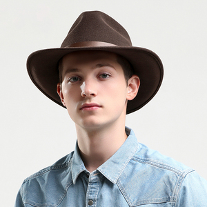 Sombrero de Vaquero de Cuero Marrón Personalizado de Alta Calidad Jimieson Apparel, Impresión Digital, Unisex, para Adultos, Primavera/Otoño, Venta al Por Mayor - Product Image 6