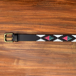 Ceinture Polo en Cuir de Buffle avec Boucle à Ardillon en Alliage de Zinc, Finition Artisanale au Fil Ciré Recyclé, Traitement Chimique Italien, Largeur 35MM, Personnalisable - Product Image 5