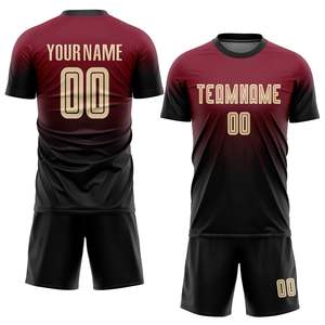 Conjuntos de Uniformes de Fútbol Unisex para Adultos, Camisetas Personalizadas, Kits de Fútbol con Nombre y Números de Equipo Personalizados, Secado Rápido, 100% Poliéster, Proveedor de Pakistán - Product Image 1