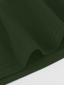 Conjunto de Sudadera sin Mangas con Capucha para Hombre, Color Sólido, Algodón French Terry, Ropa Casual de Verano, Pantalones Cortos Negros, Top Verde Oliva - Product Image 5