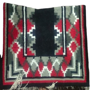 CONTOURED INDIAN WOOL SADDLE PAD Cotton Out shell Polyester Filling Polycotton Lining Customizable <b>Colour</b> & Logo - Product Image 1