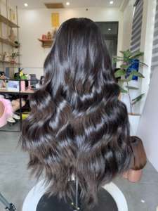 ผมสีหยักศกพร้อมที่ปิดด้านหน้าผม100% แบบไม่ผ่านการแปรรูป - Product Image 3