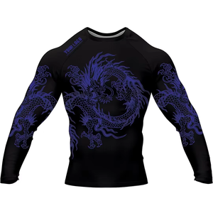 Meilleur prix pour un rashguard à manches longues pour BJJ, équipement d'entraînement MMA de haute qualité, vêtements d'arts martiaux et rashguard sans Gi pour hommes - Product Image 6