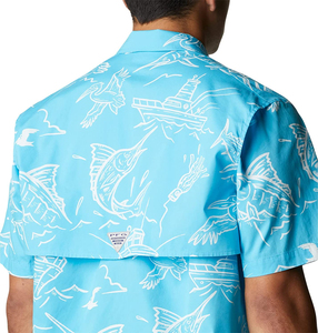 T-shirts de plage pour hommes, légers, à séchage rapide, respirants, manches courtes, sur mesure, 100% coton, pour vêtements de bain. - Product Image 5