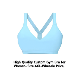 High Quality Custom Gym <b>Bra</b> for Women-Size 4XL-Wholesale Price - Product Image 3