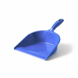 Recogedor de Polvo de Plástico con Mango Ergonómico, Gran Capacidad, 33 cm de Largo, 23 cm de Ancho, Orificio de Almacenamiento, Azul - Product Image 1