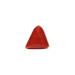 Natural Red Coral Loose Gemstone 8.65 Carat 10x12mm Oval Cut for Fine Jewelry - Product Image 1