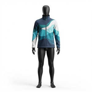 Veste softshell pour homme en tissu 100% polyester, fermeture éclair, col montant, style classique, mode streetwear, vestes softshell pour l'extérieur - Product Image 1