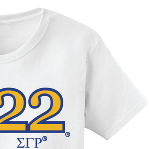 Camiseta Bordada Personalizada con el Año de Fundación 1922 de Sigma Gamma Rho, Camiseta de la Hermandad Griega, Ropa Casual de Calle de Algodón, Ropa Universitaria - Product Image 4
