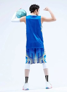 Maillots de basket sans manches en polyester respirant, uniformes d'équipe personnalisés, ensembles vierges pour adultes à séchage rapide - Product Image 2