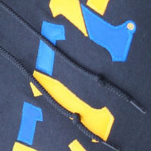 Sweat-shirt à capuche pour femme Sigma Gamma Rho, motif lettres grecques, color block, vêtement de sororité personnalisé, en polaire, noir - Product Image 5