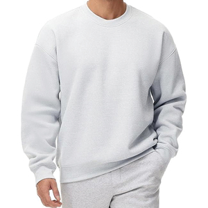 Felpa da <span class=keywords><strong>Uomo</strong></span> Blu Navy con Collo Rotondo, Vestibilità Regolare, Lavorata a Maglia, Tinta Unita, Pullover 100% Cotone per Uso Quotidiano Fornitore ODM. - Product Image 2