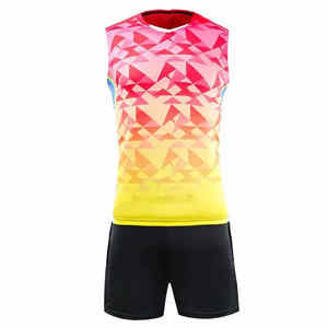 Nouveaux uniformes de volley-ball pour hommes, style actuel, design de logo personnalisé, vêtements de sport sans manches, en vente. - Product Image 2