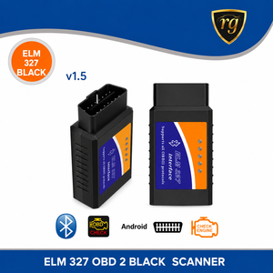 ELM327 สำหรับ OBD2 เครื่องสแกนวินิจฉัยรถยนต์อเนกประสงค์ ตัวอ่านโค้ด สีดำ แบตเตอรี่ 12V - Product Image 3