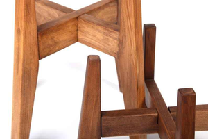 Tazón de Madera Resistente para Mascotas con Base de Goma Antideslizante para Alimentar a las Mascotas, Contiene Comida y Agua - Product Image 3