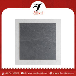 Compre baldosas de pizarra gris plateado para pisos y revestimiento de paredes exteriores, material de piedra de alta resistencia. - Product Image 6