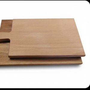 Tabla de cortar de madera maciza de fresno a precio de fábrica, tabla de cortar de cocina de madera dura con veta natural, tabla resistente para el hogar - Product Image 1