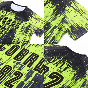 เสื้อฟุตบอลทีมแบบกำหนดเอง แขนสั้น ระบายอากาศ แห้งเร็ว สำหรับการฝึกซ้อม การแข่งขัน และกิจกรรมต่างๆ - Product Image 6