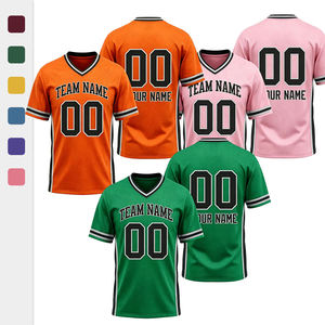 Nouveaux maillots et hauts personnalisés unisexes pour le football américain et le football, en mesh 100% polyester, grandes tailles, design personnalisé - Product Image 6