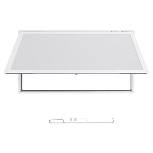 Finestra di Servizio in Lega di Alluminio 74x40 Pollici per Food Truck, Angolo di Apertura 85 Gradi, Marca Awni - Product Image 1