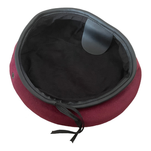Lightweight Wool <b>Beret</b> Cap Custom Color Comfortable Dress Headwear for Events Sports Formal Wear - Product Image 4