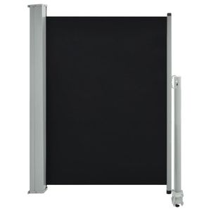 <b>Black</b> Patio Retractable <b>Side</b> Awning 39.4"x118.1"-for Outdoor Shelter - Product Image 2