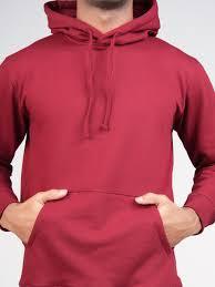 เสื้อฮู้ดผู้ชาย STELLAR ผ้าฝ้าย 100% ระบายอากาศได้ดี เป็นมิตรกับสิ่งแวดล้อม เหมาะสำหรับฤดูหนาว สีเบอร์กันดี บุขนด้านใน น้ำหนัก 300 กรัม ทรงปกติ - Product Image 2