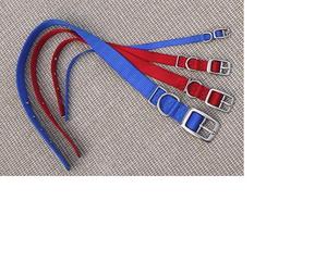 Collar Ajustable para Perro de Nailon de Color Sólido LT con Cierre de Hebilla, Estilo Deportivo, Rojo y Azul, para Perros, Gatos y Conejos - Product Image 1