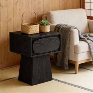 <b>Small</b> Side <b>Table</b> with Storage Space As <b>Coffee</b> Tea or Sofa <b>Table</b> Nightstand - Product Image 3