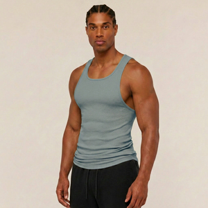 Camiseta sin Mangas para Hombre con Tela Ligera de Alto Rendimiento para Gimnasio, Entrenamiento, Fitness, Running y Estilo de Vida Activo OEM - Product Image 5