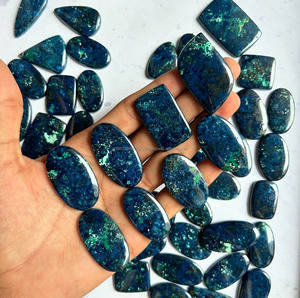 พลอยอะซูไรต์ธรรมชาติแบบหลวมทรงและขนาดสำหรับการทำเครื่องประดับที่สร้างสรรค์ - Product Image 2
