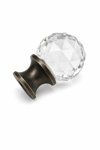 Modern crystal <b>knob</b> cabinet handle decorative clear crystal <b>knob</b> for drawer - Product Image 4